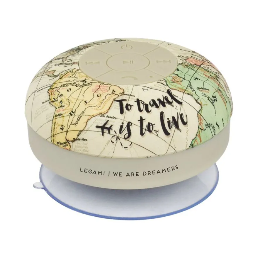 Legami - Haut-parleur bluetooth waterproof - motif map