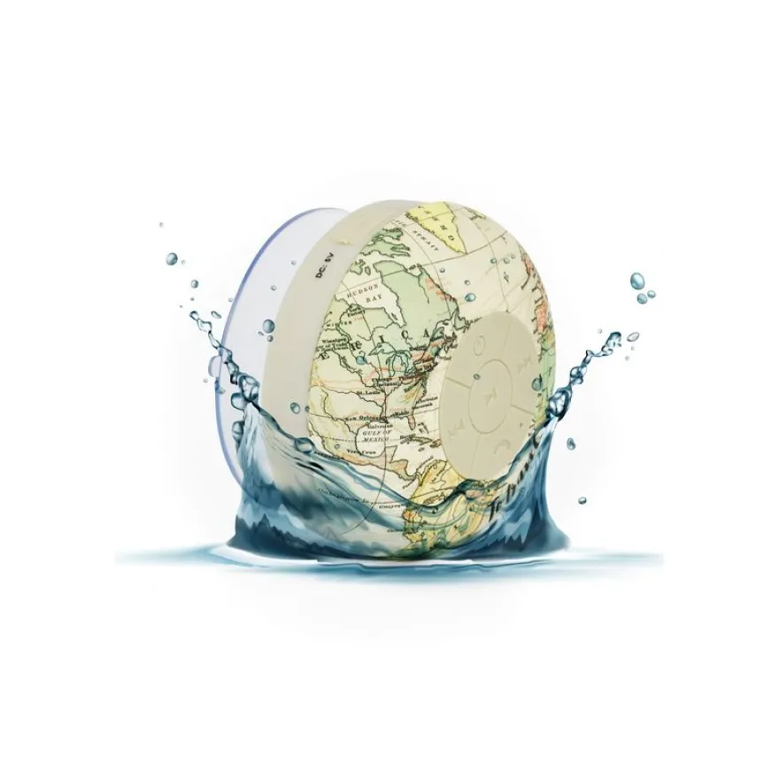 Legami - Haut-parleur bluetooth waterproof - motif map