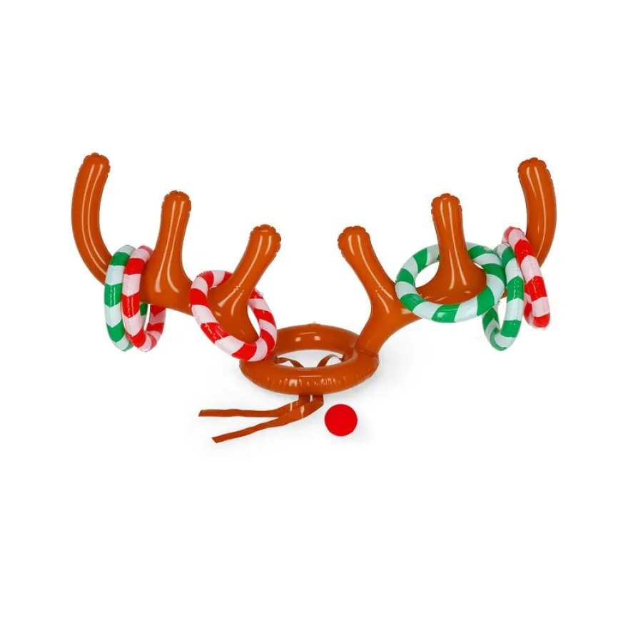 Legami - Jeu de lancer des anneaux gonflable - Reindeer - Noël