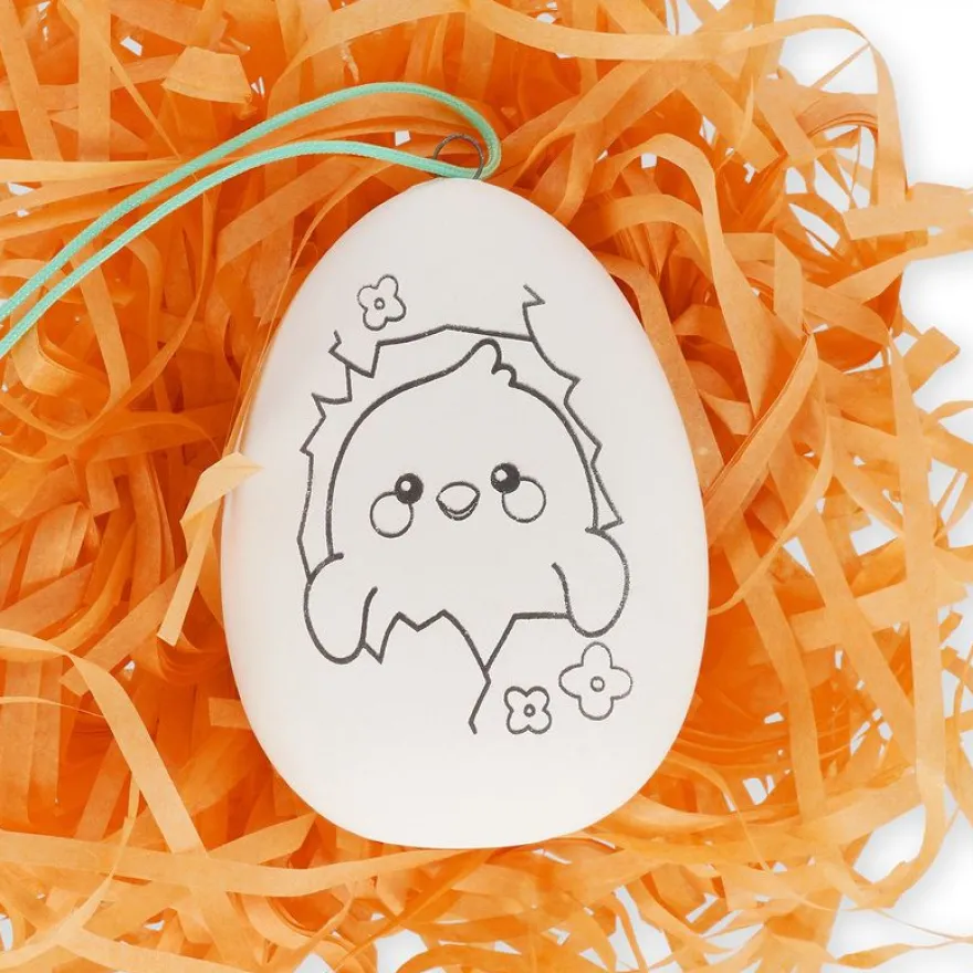 Legami – Kit Œuf de Pâques à Décorer – Hoppy Easter – Activité Créative Spéciale Pâques