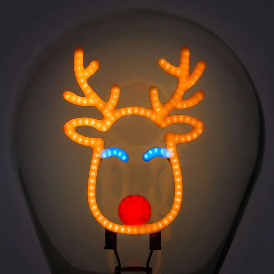 Legami - Lampe de table en forme d’ampoule - Reindeer - Noël