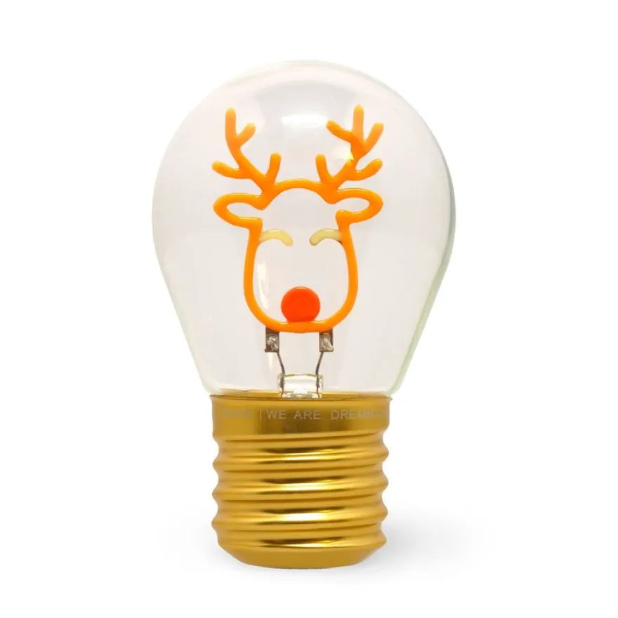 Legami - Lampe de table en forme d’ampoule - Reindeer - Noël