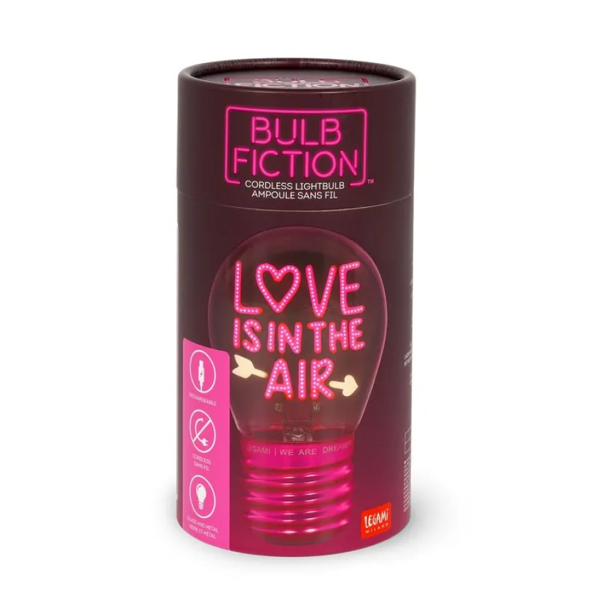Legami - Lampe De Table En Forme D’Ampoule Love Is In The Air