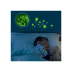 Legami - Lune phosphorescente - adhésif décoratif - 15 cm de diamètre