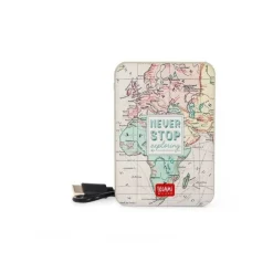 Legami - 5000mAh : Batterie voyage ultra-compacte, 2 ports Type-C