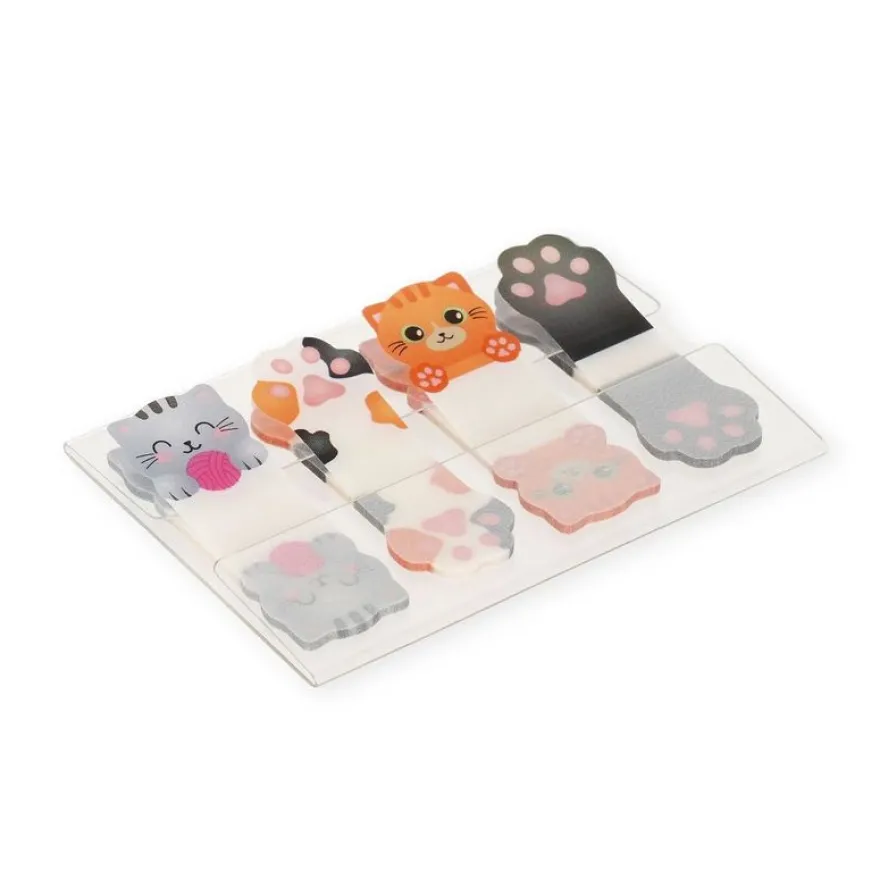 Legami - Marque-pages adhésifs Kitty