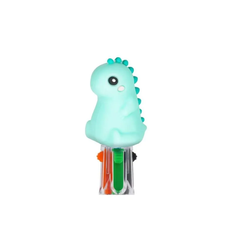 LEGAMI - Mini Stylo à Bille 4 Couleurs - Dino