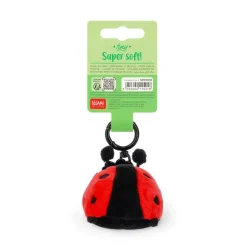 Legami – Porte‑Clés Peluche Super Soft Tiny Coccinelle Ladybug