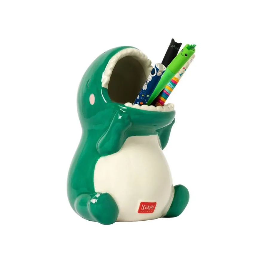 Legami - Pot à crayons céramique - dinosaure