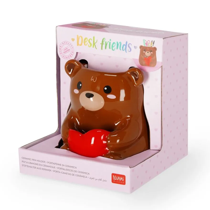 Legami - Pot A Crayons En Ceramique Teddy Bear
