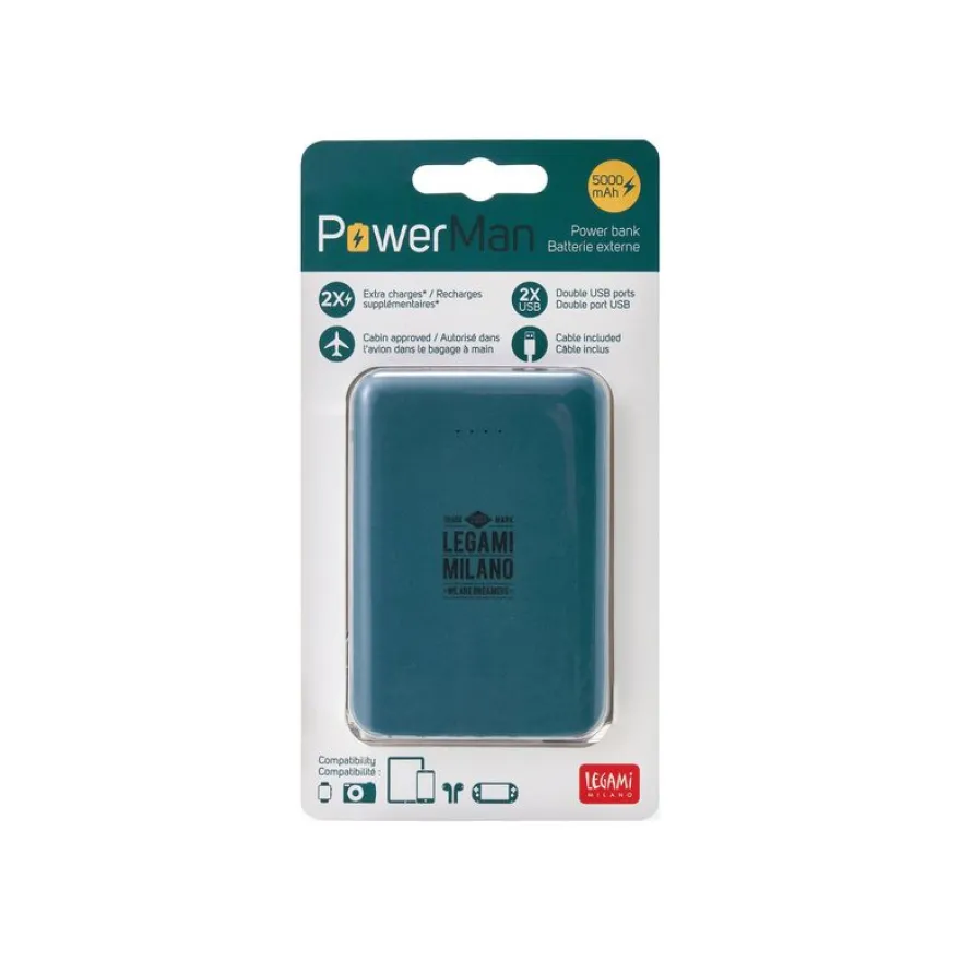 Legami - Power bank - bleu
