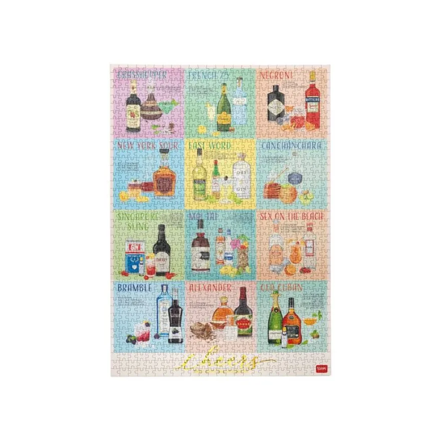 Legami - Puzzle 1000 pièces - cocktail