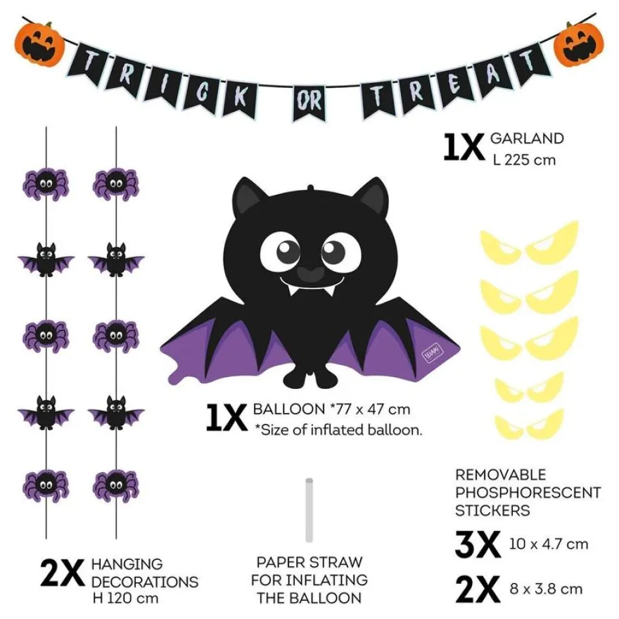 Legami - Set décoration porte Halloween - Trick Or Treat