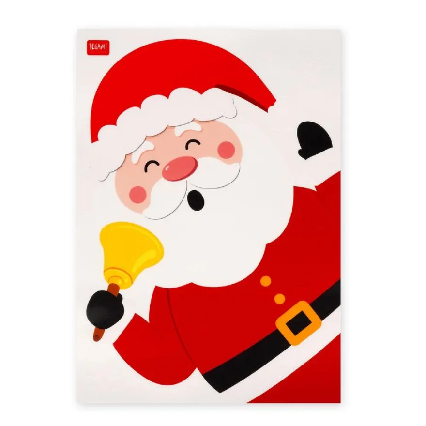 Legami - Set de 70 autocollants électrostatiques pour fenêtre - Noël
