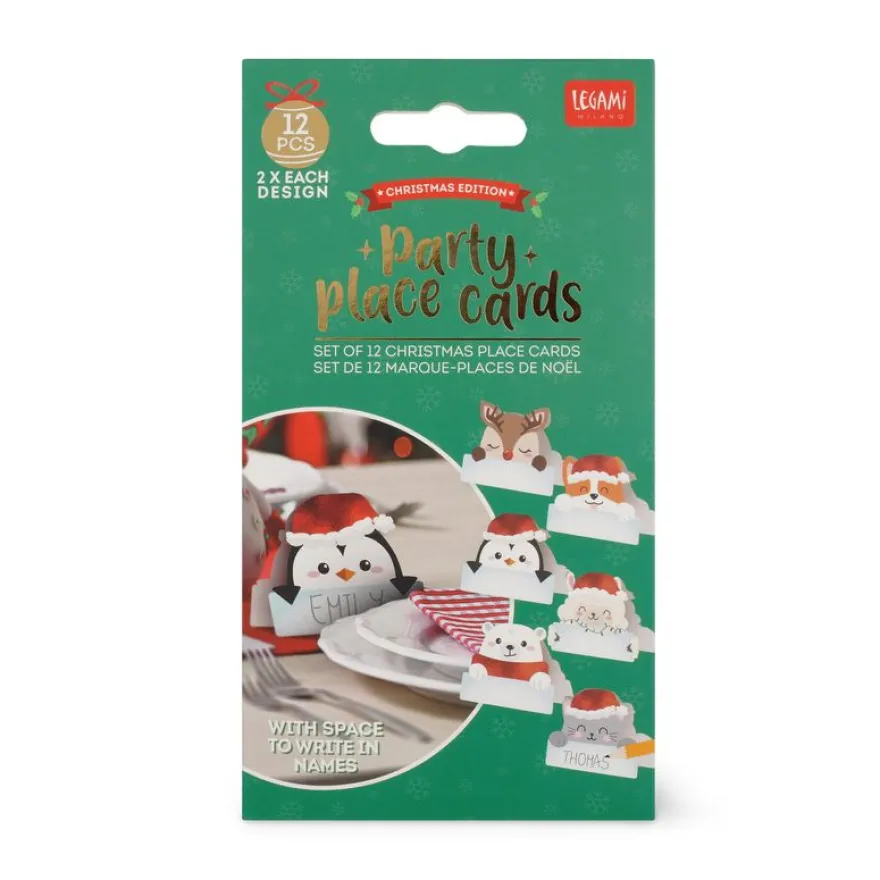 Legami - Set de 12 marque-places de Noël
