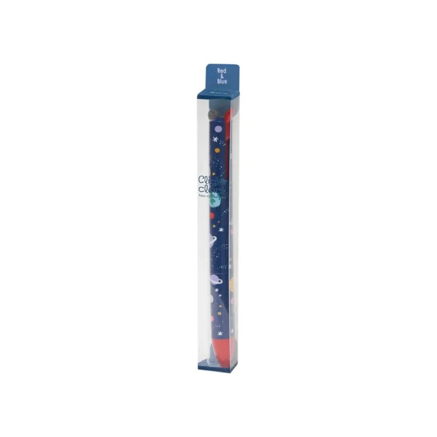 Legami - Stylo à bille 2 couleurs - motif space