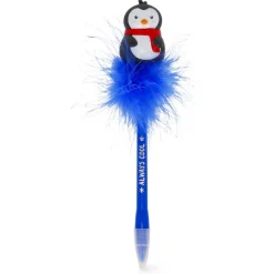 Legami - Stylo à encre gel avec pingouin lumineux - Noël