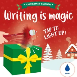 Legami - Stylo à encre gel avec père Noël lumineux