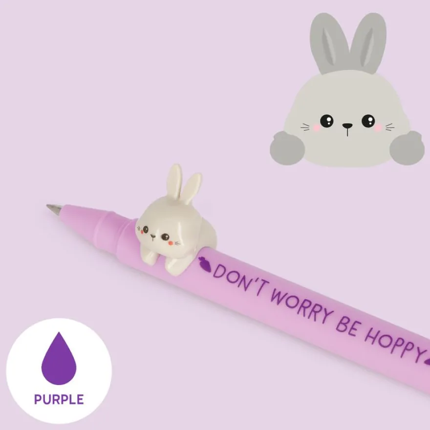 Legami - Stylo à encre gel Lovely Friends Bunny