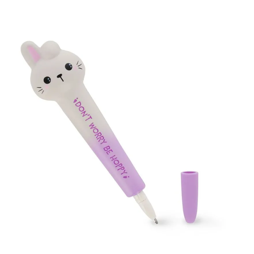 Legami - Stylo à encre gel antistress squishy bunny