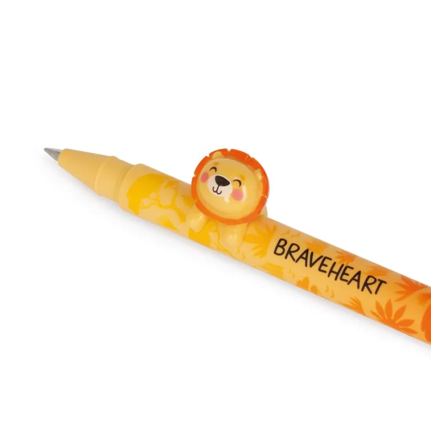 Legami - Stylo à encre gel Lovely Friends Lion