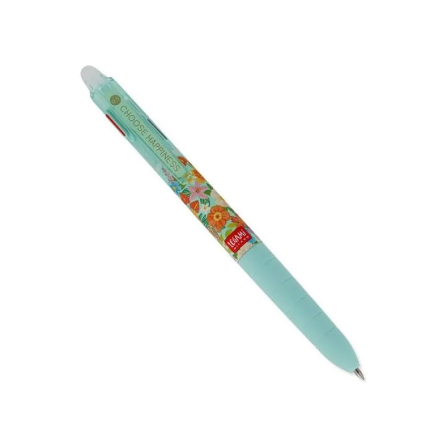 Legami - Stylo gel effaçable - Happy flowers