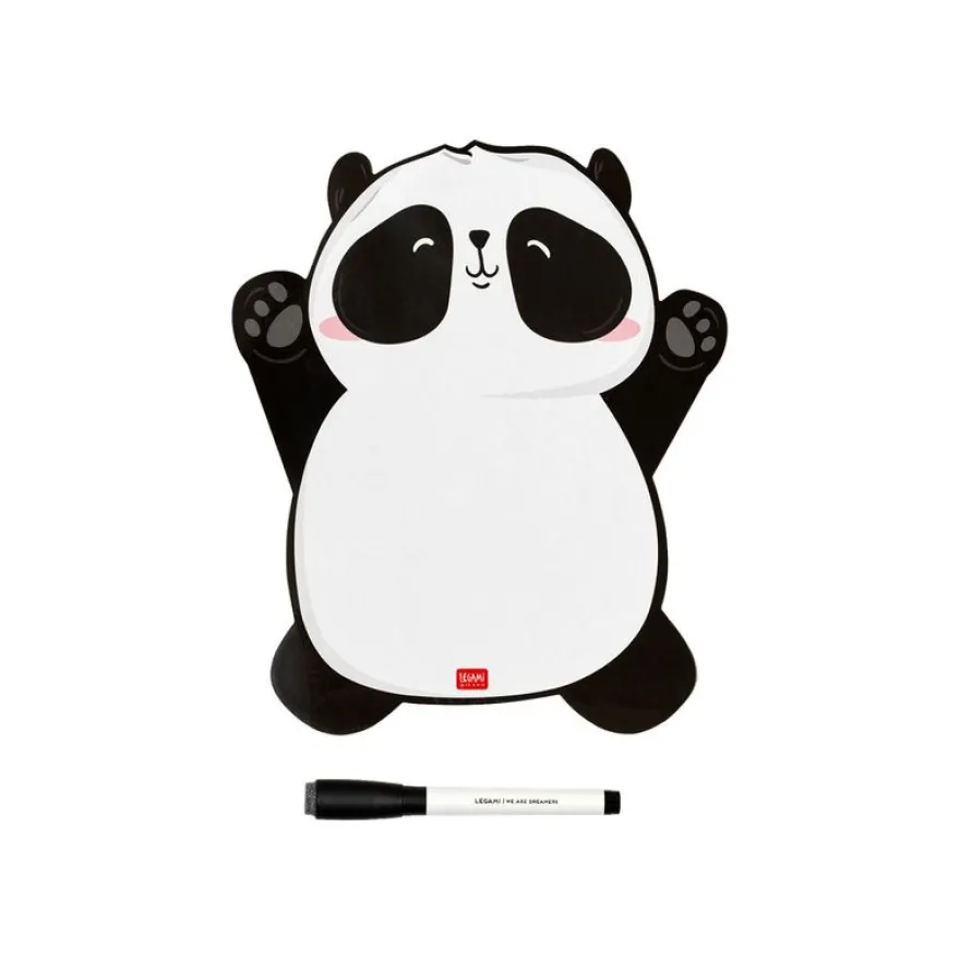 Legami - Tableau blanc magnétique - 28 x 35 cm - panda