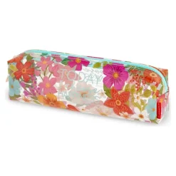 Legami - Trousse 1 compartiment - transparente fleurs