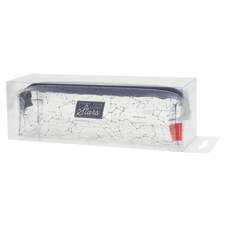 Legami - Trousse rectangulaire - motif étoiles