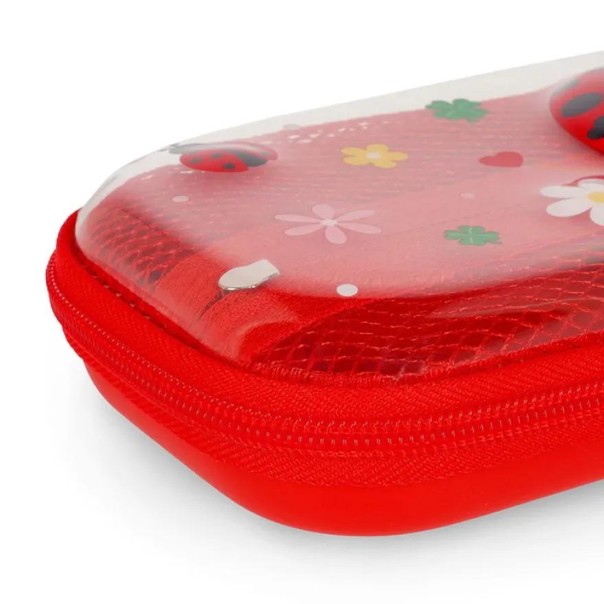 Legami – Trousse Transparente Ladybug Wonderwow Coccinelle