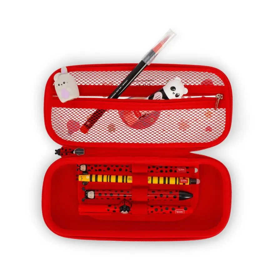 Legami – Trousse Transparente Ladybug Wonderwow Coccinelle