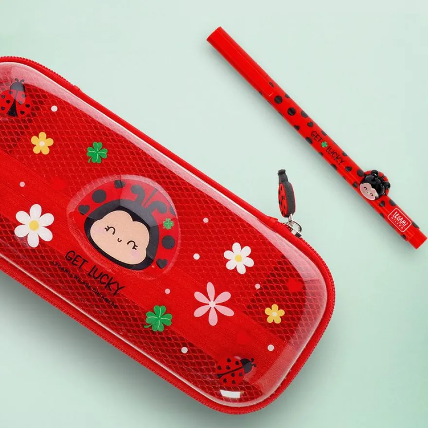 Legami – Trousse Transparente Ladybug Wonderwow Coccinelle