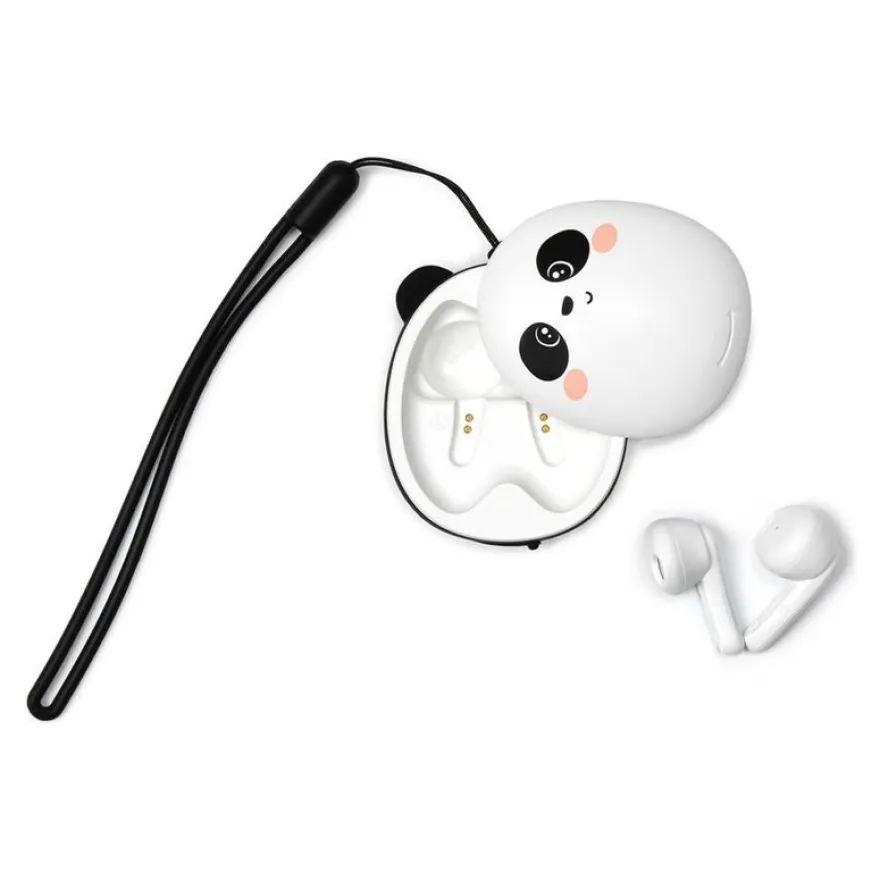 LEGAMI Be Free - Écouteurs sans fil avec micro - intra-auriculaire - Bluetooth - panda