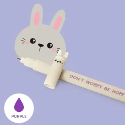 Legami Bunny - Stylo à encre gel effaçable