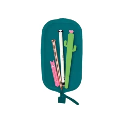 Legami Cute! - Trousse en silicone - bleu pétrole
