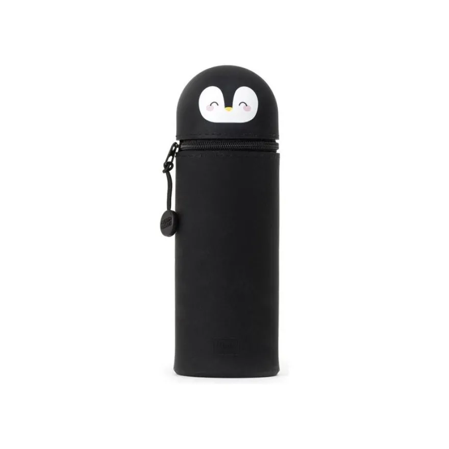 Legami Kawaï - Trousse 1 compartiment - silicone - pingouin