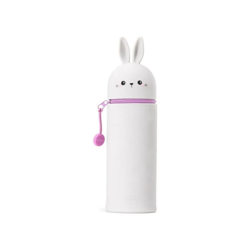 Legami Kawaï - Trousse 1 compartiment - silicone - lapin