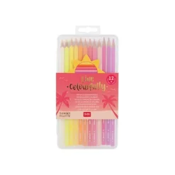 Legami Live Colourfully - 12 crayons de couleur - sunset palette - couleurs assorties