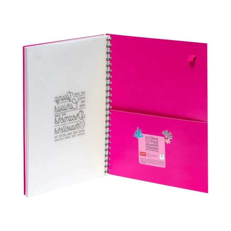 Legami Panda 3 in 1 - Cahier A4 Maxi - daisy
