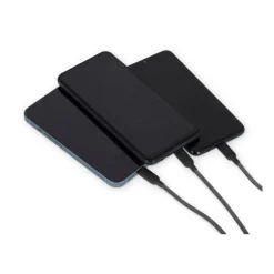 LEgami Three Hugs - Câble USB - 24 pin USB-C (M) with detachable USB-C to USB-A adapter pour 24 pin USB-C, Lightning (M) - 1.2 m - 3 en 1, charge et synchronisation