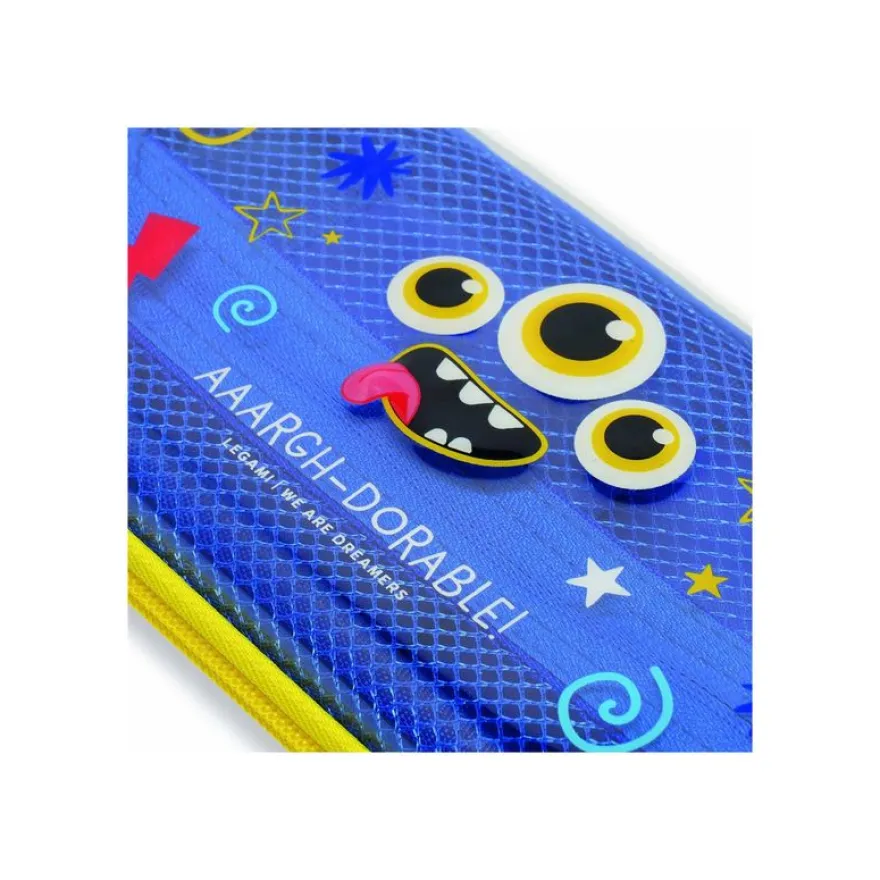 LEGAMI Wonderwow - Trousse - polyéthylène téréphtalate (PET) - monstre