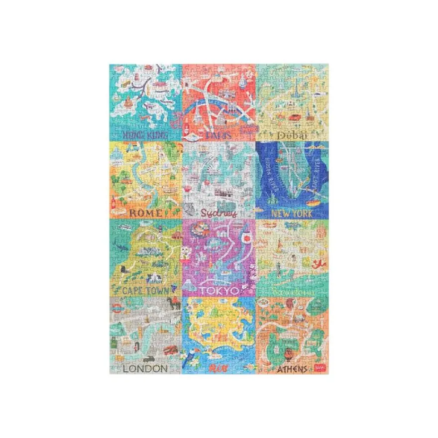 Legami Word Cities - Puzzle 1000 pièces
