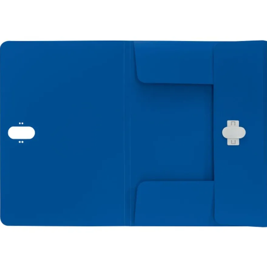 Leitz - chemise à 3 rabats - A4 - pour 150 feuilles - bleu
