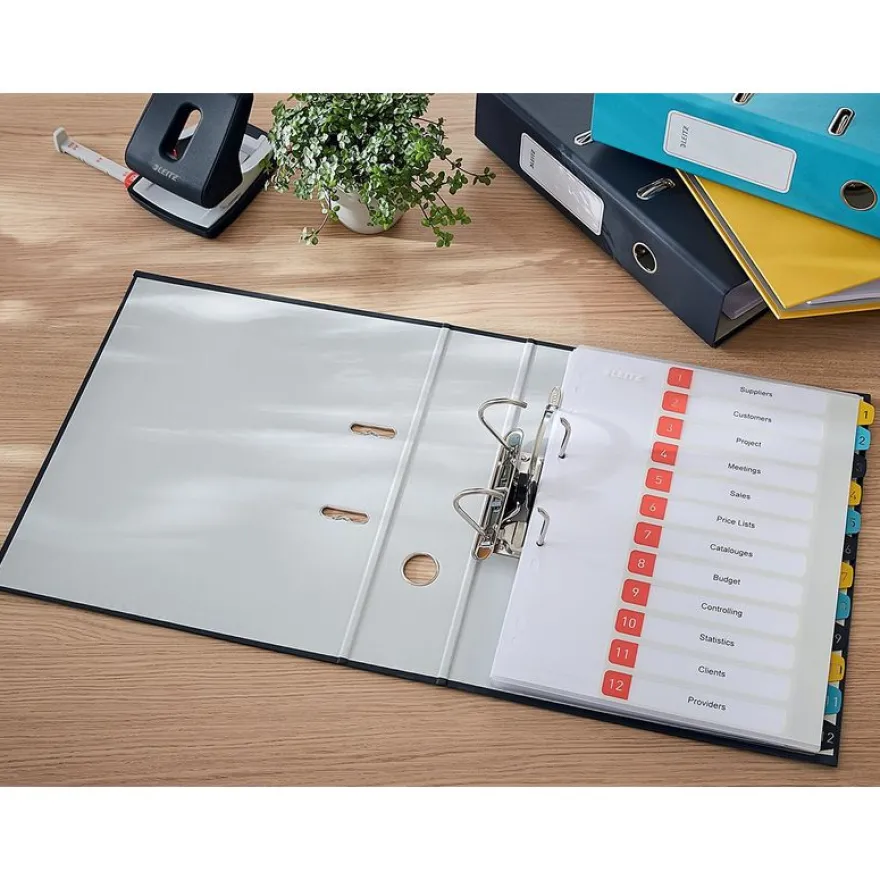 Leitz 180° Cosy - Classeur à levier - Dos 80 mm - A4 - gris