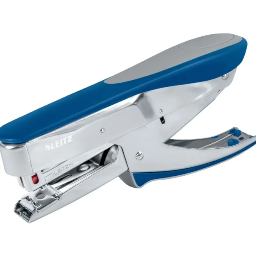 Leitz - Pince Agrafeuse bleu/gris - capacité de 30 feuilles - agrafes 24/6 ou 26/6