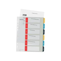 Leitz Cosy - Intercalaire 6 positions - couleurs assorties