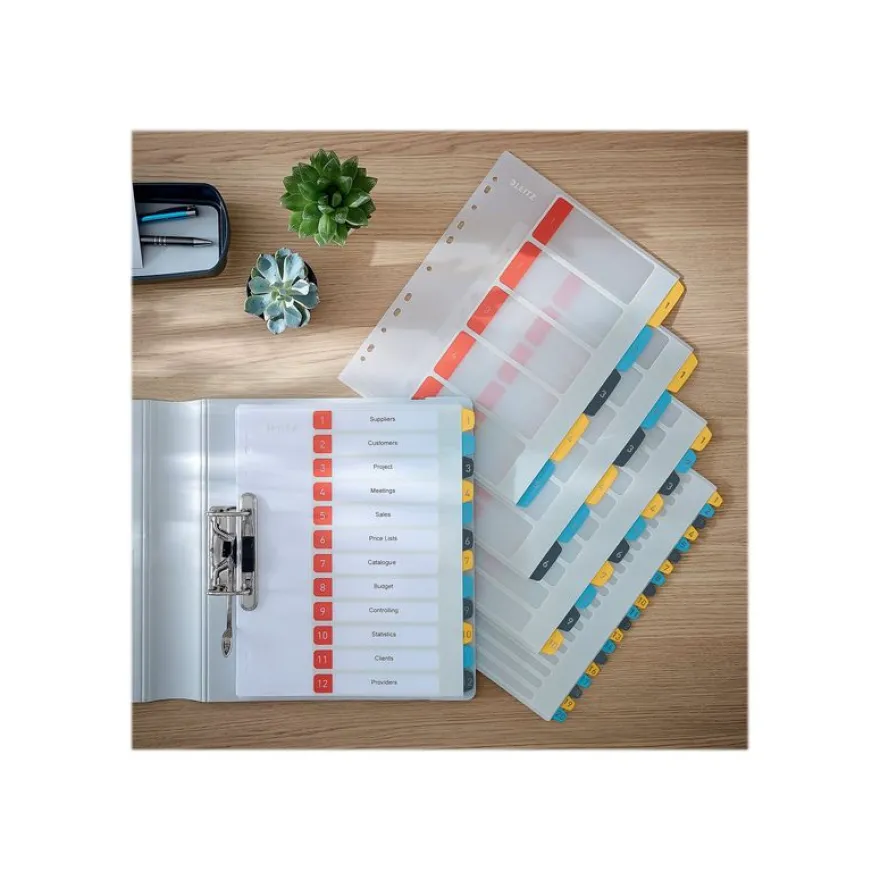Leitz Cosy - Intercalaire 6 positions - couleurs assorties