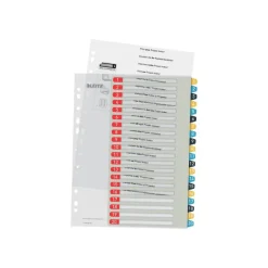 Leitz Cosy - Intercalaire 20 positions - couleurs assorties