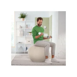Leitz Ergo - Ballon d'assise ergonomique - Diamètre 55cm - Gris clair