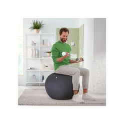 Leitz Ergo - Ballon d'assise ergonomique - Diamètre 65cm - Gris foncé